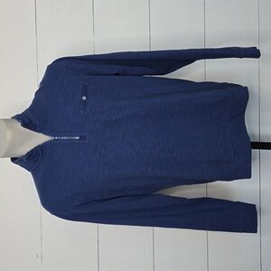 Johnnie-O 1/4 zip Pullover In Cadet Blue Size M